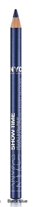 NYC Show Time VELVET METALLIC Eyeliner-Black Blue