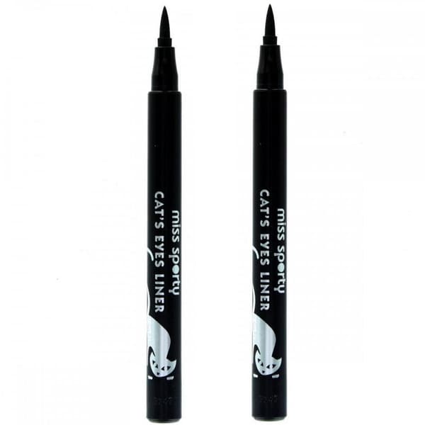 2st Miss Sporty Cat's Eyes FELT TIP Line-Miaowww Green/Moss Green