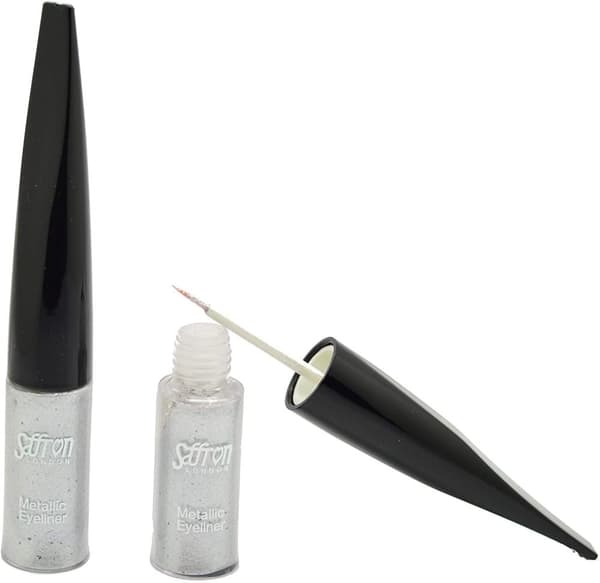 Saffron METALLIC Liquid Eyeliner - Metallic Pearl Sliver