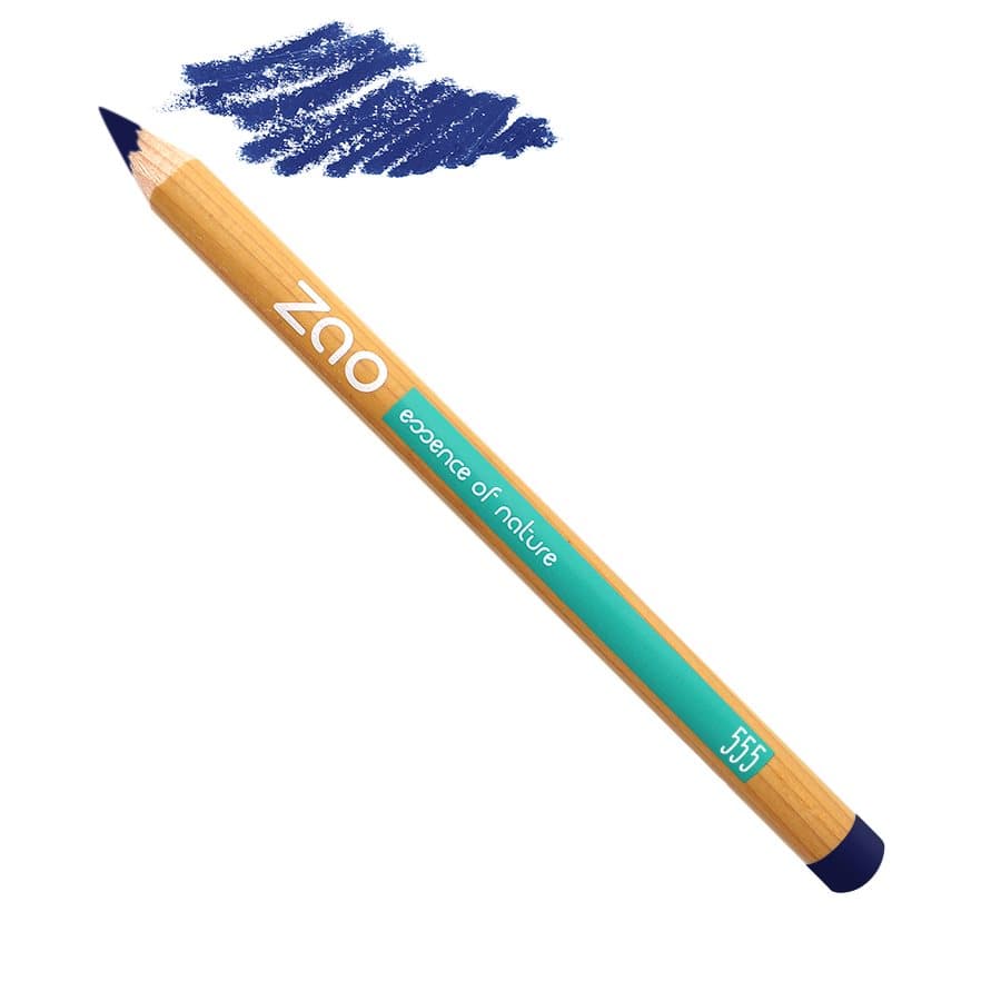 ZAO, Ekologisk Eyeliner & Multi-Purpose Pencil 555 Blue, 1,14 g