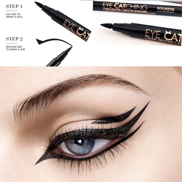 Bourjois Eye Catching Felt Tip Eyeliner - Black