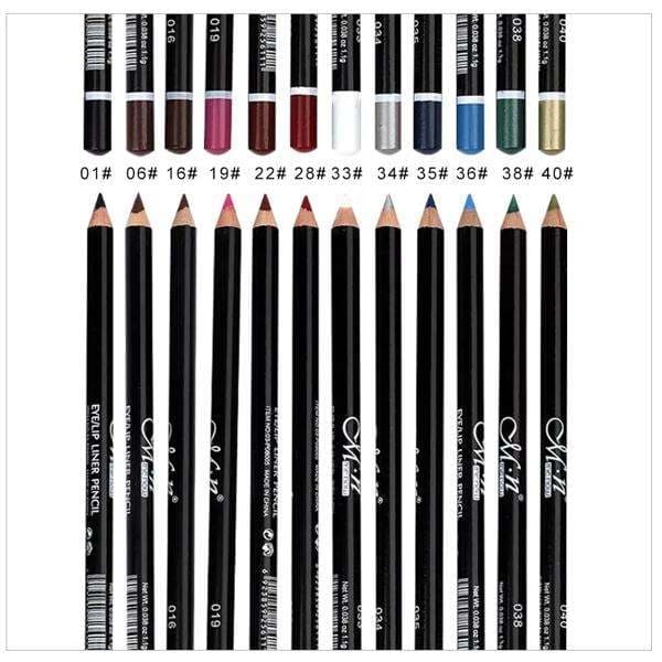 12 stk Eyeliner Lipliner øjenblyant læbeblyant makeup