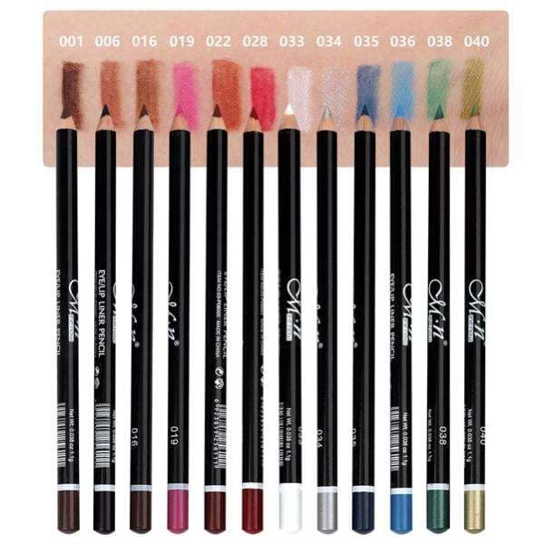 12 stk Eyeliner Lipliner øjenblyant læbeblyant makeup