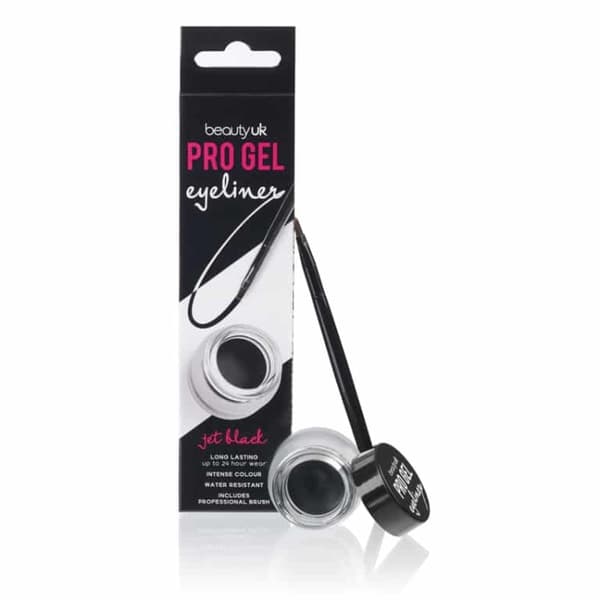 BeautyUK Beauty UK Pro Gel Eyeliner Jet Black 4,5g