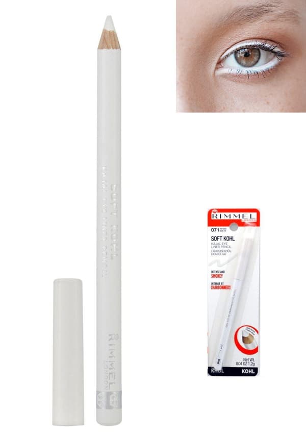 Rimmel Soft Kohl Kajal Eye Liner Pencil - Pure White