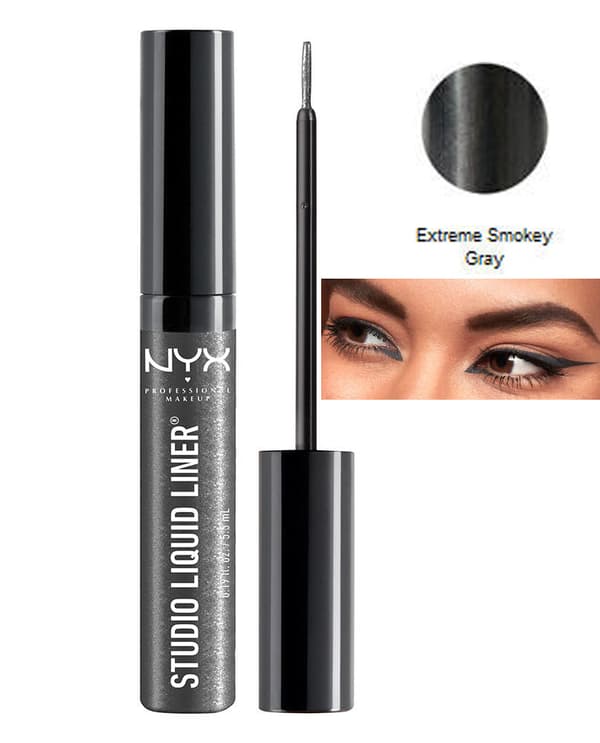 NYX Studio Liquid Liner - 109 Extreme Smokey Gray