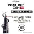 Miniatyrbild 4 av 6: Ögonkonturpenna - L'Oréal Paris - 01 Obsidienne Noire - 36h - Ultrafin - Precis