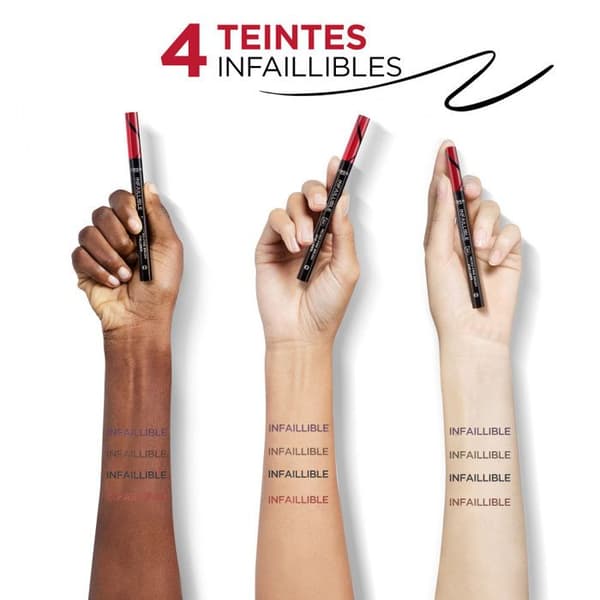 Ögonkonturpenna - L'Oréal Paris - 01 Obsidienne Noire - 36h - Ultrafin - Precis