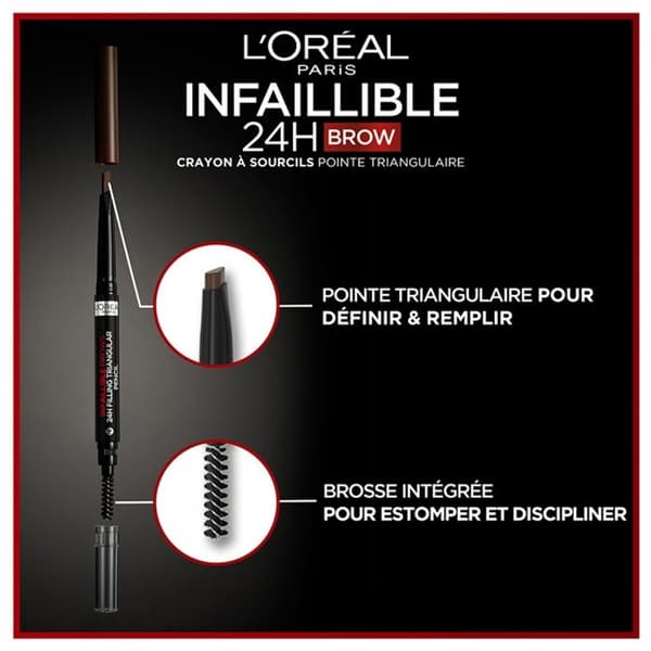 Ögonbrynspenna - L'Oréal Paris - Infaillible Brows 24h - Vattentät - 1ml - N°7 Blond