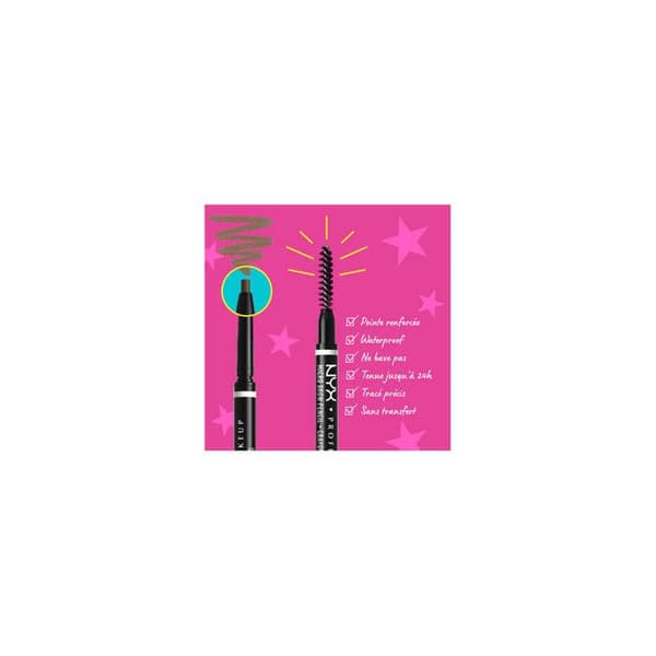 Brynpenna - NYX - Choklad - Ultra tunn - Precision - Naturlig finish