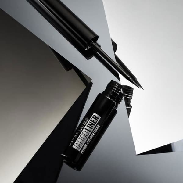 Ögonpenna - MAYBELLINE NEW YORK - Tattoo Liner Liquid 710 Black - Vattentät - Långvarig - Tatueringseffekt