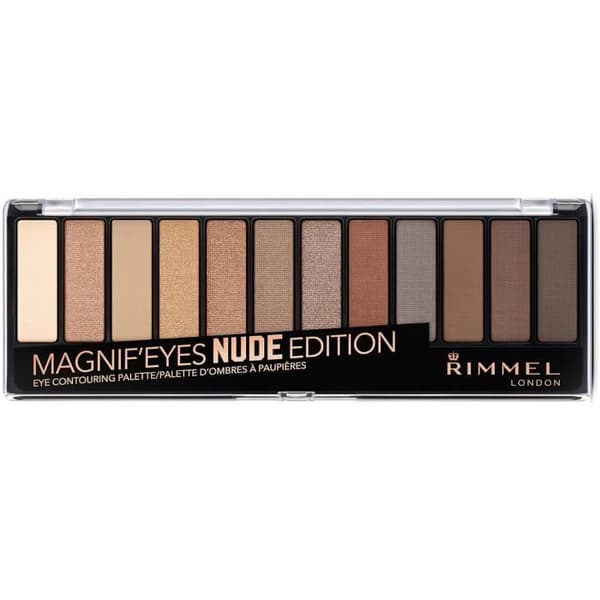 RIMMEL Eyeshadow Palette Magnif'Eyes 12 Pan - 001 Nude Edition