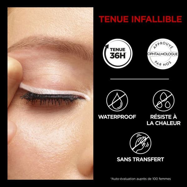 L'Oréal Paris Infallible Grip Liner Gel Automatisk Polar White