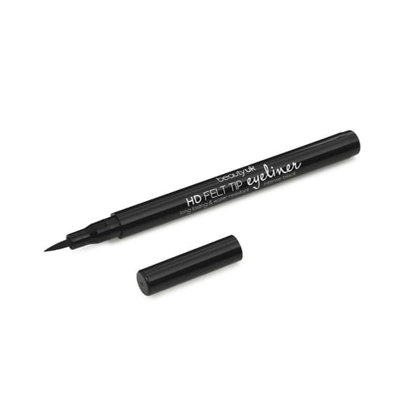 Beauty UK HD Felt Tip Liner - Intense Black 1.2ml