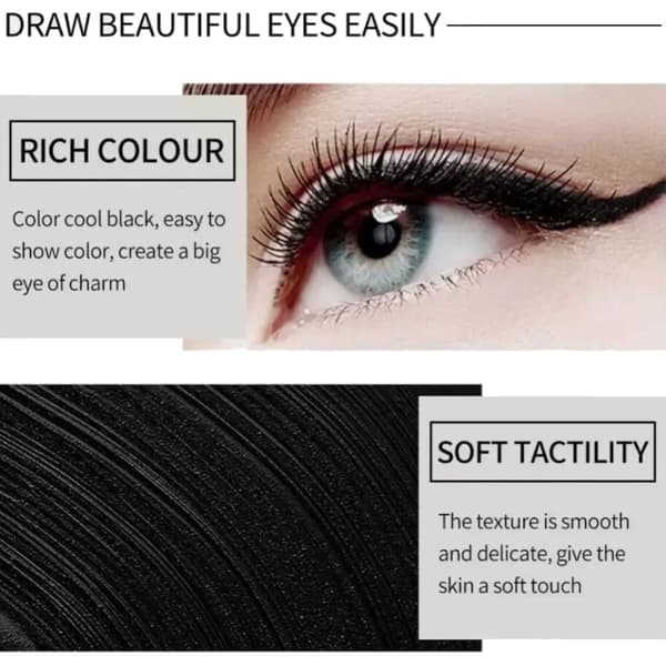 Vattentät Eyeliner Penna Långvarig Ögonliner Makeup