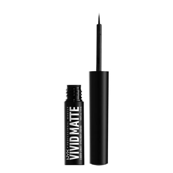 NYX Professional Makeup Matte &amp; Pigmented Liquid Eyeliner, Ingen överföring, Fina eller tjocka linjer, Enkel applicering, Vivid Matte,