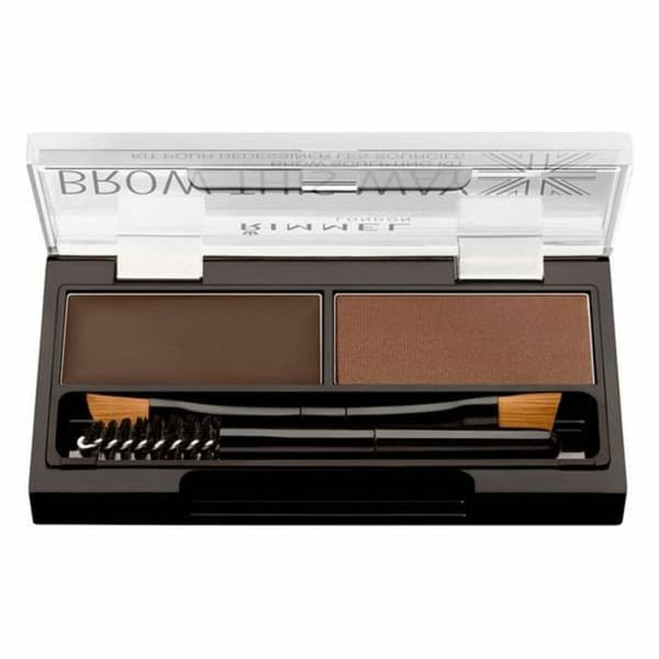 Ögonbrynspuder Brow This Way Rimmel London - 002 - mild brown