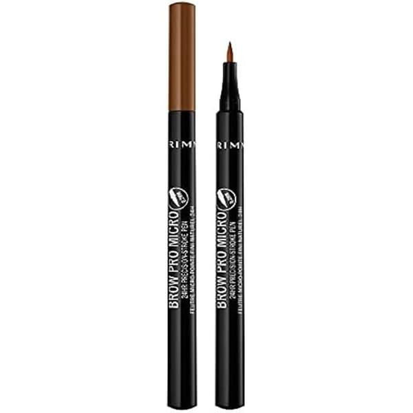 RIMMEL ögonbrynspenna - Brow Pro Micro Precision Pen 002 - Brun - Microblading effekt - Vattentät
