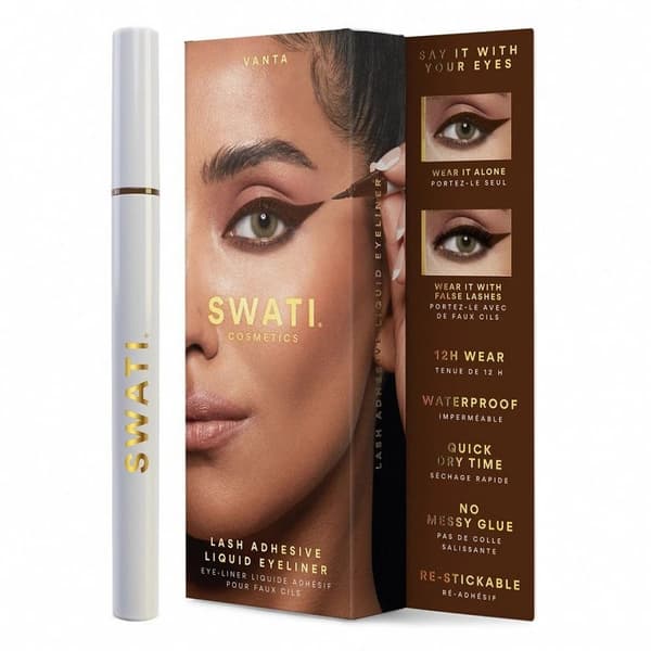 Swati® Lash Adhesive Liquid Eyeliner Vanta Brown