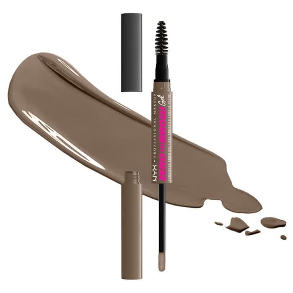 Ögonbrynsgel - NYX PROFESSIONAL MAKEUP - Zero To Brow - Färg: Ash Brown - 2 Day Hold - Vattentät