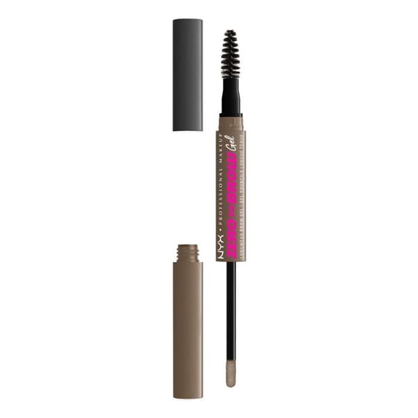 Ögonbrynsgel - NYX PROFESSIONAL MAKEUP - Zero To Brow - Färg: Ash Brown - 2 Day Hold - Vattentät