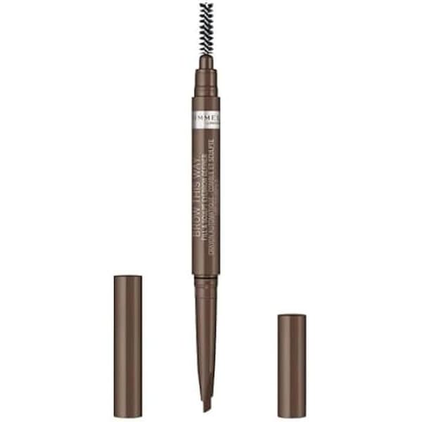 Rimmel Brow this Way Fill &amp; Sculpt Brow Brush, Medium Brown 02