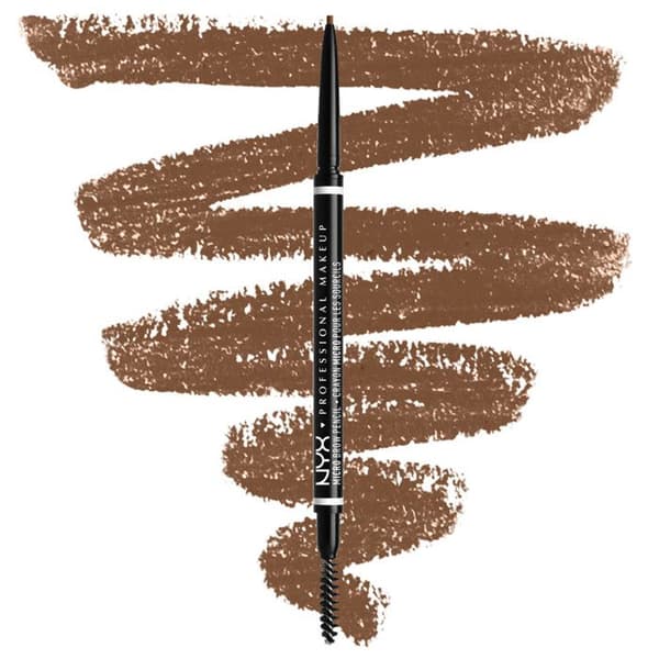 Ögonbrynspenna - NYX PROFESSIONAL MAKEUP - Mikrobryn - Ultrafin - Färg: Askbrun - Vegansk