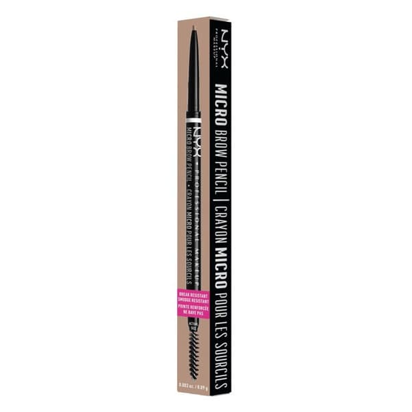 Ögonbrynspenna - NYX PROFESSIONAL MAKEUP - Mikrobryn - Ultrafin - Färg: Askbrun - Vegansk