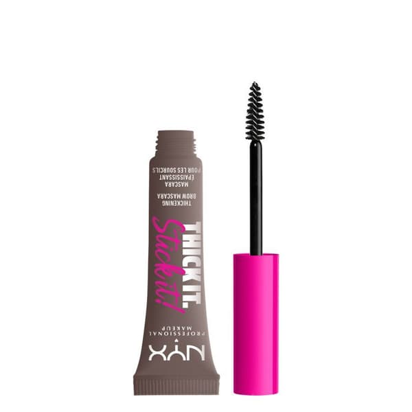 Mascara Ögonbryn - NYX Professional Makeup - Thick It. Stick It! - Nyans Cool Ash Brown - Resultat 16h - Vegan