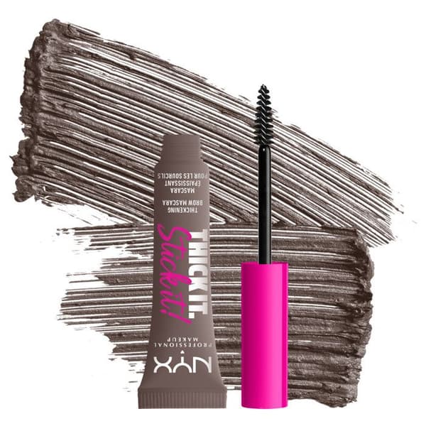 Mascara Ögonbryn - NYX Professional Makeup - Thick It. Stick It! - Nyans Cool Ash Brown - Resultat 16h - Vegan