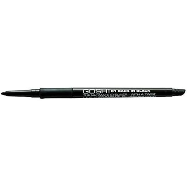 Eyeliner - GOSH - The Ultimate Eyeliner - 01 Back in Black - Vattentät - Intensiv finish