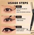 Miniatyrbild 3 av 3: Laval Automatic Eyeliner Pen-Waterproof & Black