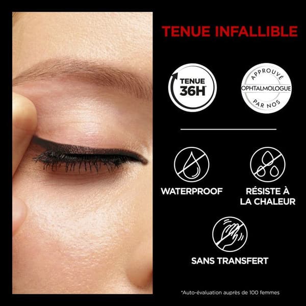 L'Oréal Paris Infallible Grip Liner Gel Automatisk brun denim