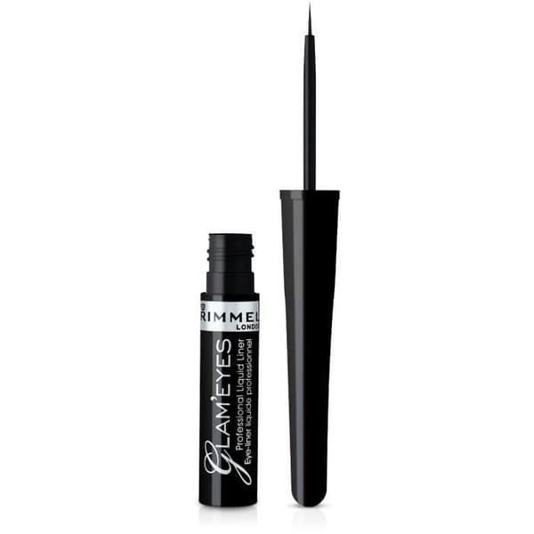 RIMMEL Glam'Eyes Liquid Eyeliner - 001 Black Glamour