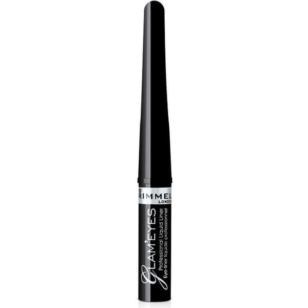 RIMMEL Glam'Eyes Liquid Eyeliner - 001 Black Glamour