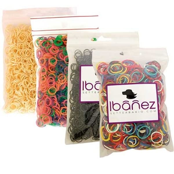 Gummor latex 1000 enheter GUMMIES - Ø10 mm. SVART FÄRG