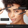 Miniatyrbild 4 av 4: Nanobrow ögonbrynsborsteset - ögonbrynsmakeup, platt vinklad borste, ögonbrynsborste och sminkborste