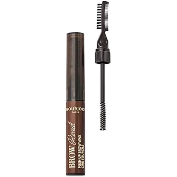 Ögonbrynsvax - BOURJOIS - Brow Reveal Push-Up - 03 Medium Brown - Vattentät - 3 i 1 applikator