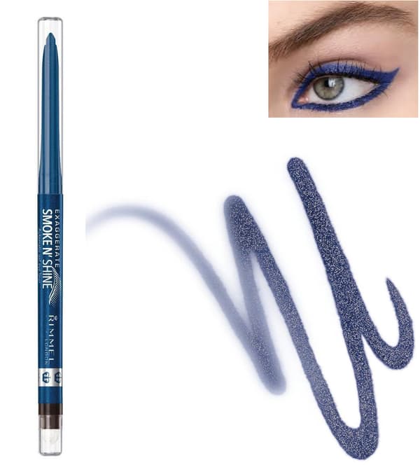 Rimmel Exaggerate Smoke Automatic Gel Eye Liner - Blue Steel