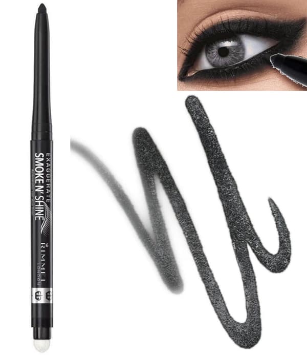Rimmel Exaggerate Smoke Automatic Gel Liner-Little Black Smokey