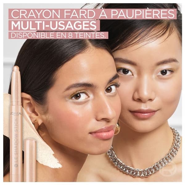 Ögonskugga - L'Oréal Paris - Shadow Stick T105 - Intensiv färg - Enkel applicering - Långvarig i 20 timmar