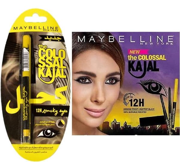 Maybelline Colossal Kajal Vitamin E Smudgefree Eyeliner - Black