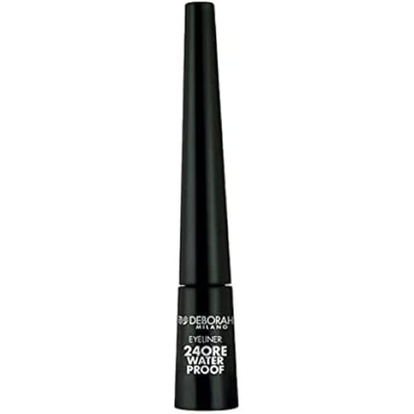 Flytande Eyeliner - DEBORAH - 24 timmar Vattentät - Ultra Precisionsspets - Svart färg - Kladdfri