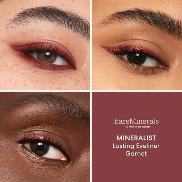 bareMinerals Mineralist Lasting Eyeliner - Granat För Kvinnor 0.012 oz Eyeliner