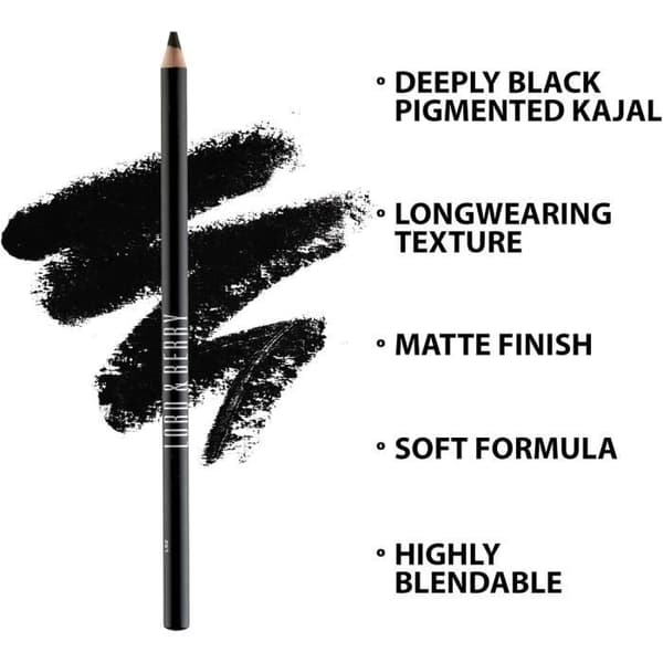 Lord Berry Couture Kohl Kajal Eyeliner Penna, Långvarig mjuk gelbaserad ögonpenna