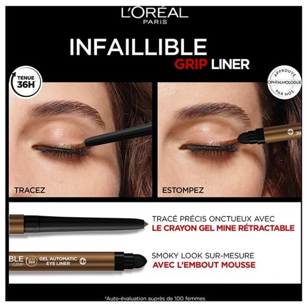 L'Oréal Paris Infaillible Eyeliner min retraktabel vattentålig