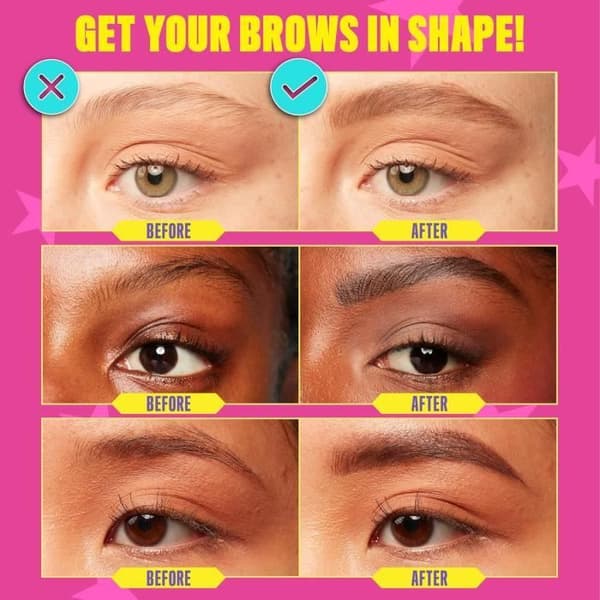 NYX Professional Makeup Micro Brow Pencil, Paket med 2, Färg Brunette 06