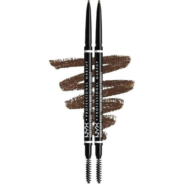 NYX Professional Makeup Micro Brow Pencil, Paket med 2, Färg Brunette 06