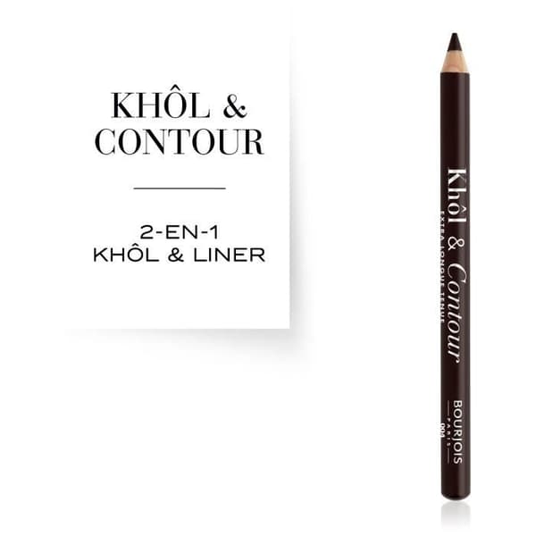 Khol & Contour Pencil - BOURJOIS - 04 Brun-Dependant - Intensiv färg - Långvarig - Vattentät