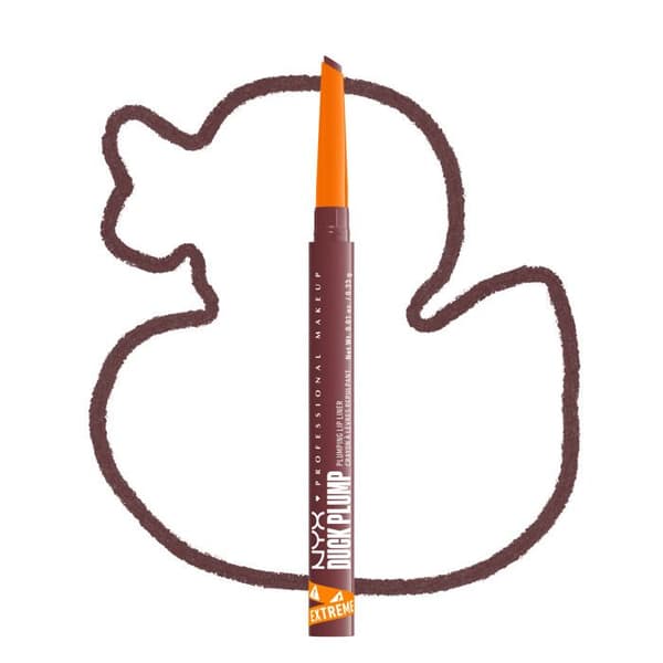 NYX Professional Makeup Duck Plump Plumping Lip Liner, läpppenna, upp till 10h hållbarhet, matt finish, Fill Em' In